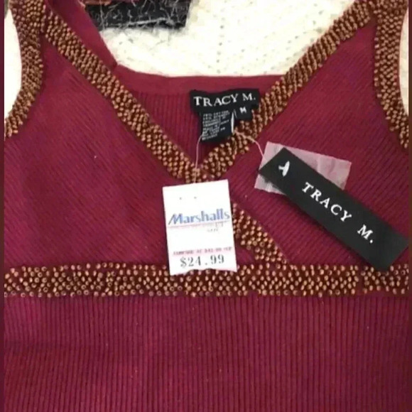 Tracy M Ribbed Short Sleeve M - Picture 1 of 3